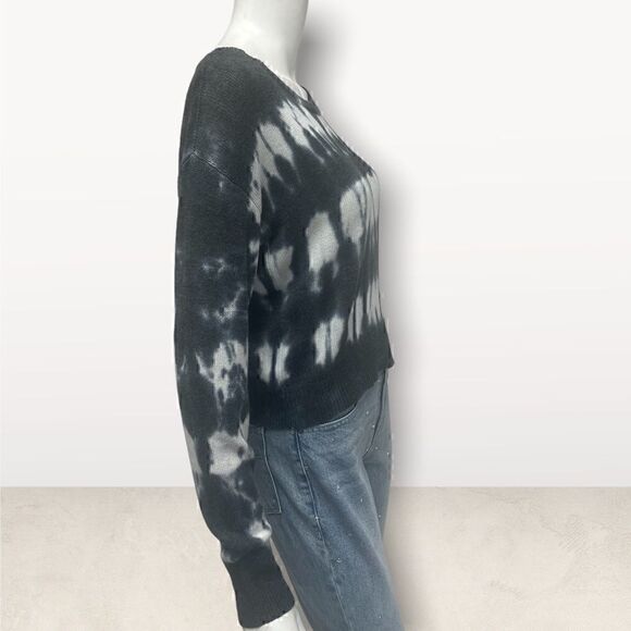 DKNY Jeans Dip Dye Crop Sweater - Picture 3 of 6